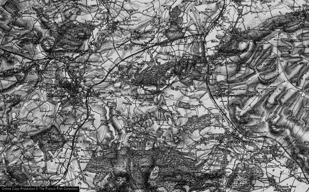 Old Map of Chapmanslade, 1898 in 1898