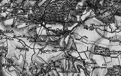 Old map of Chapmanslade in 1898