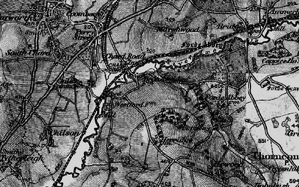 Old map of Chard Junction in 1898