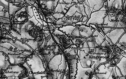 Old map of Charfield Green in 1897
