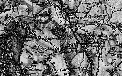 Old map of Charfield Hill in 1897
