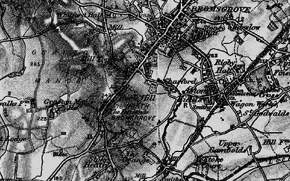 Old map of Charford in 1898