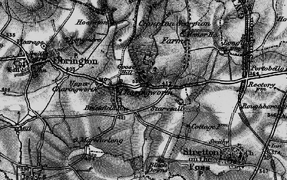Old map of Compton Scorpion Manor in 1898