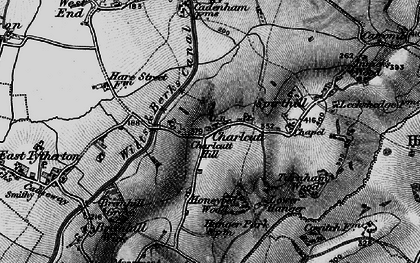 Old map of Charlcutt in 1898