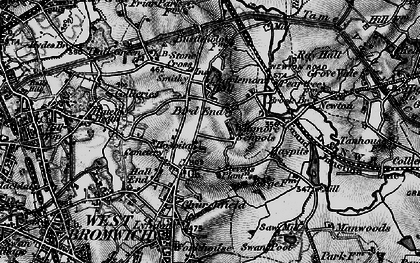 Old map of Charlemont in 1899