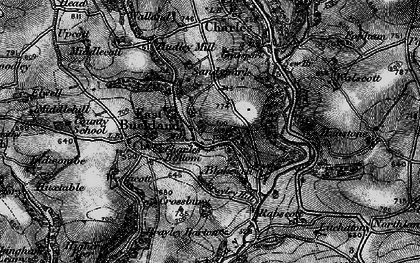 Old map of Charles Bottom in 1898