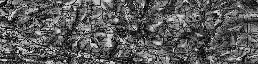 Old map of Brayley Hill in 1898
