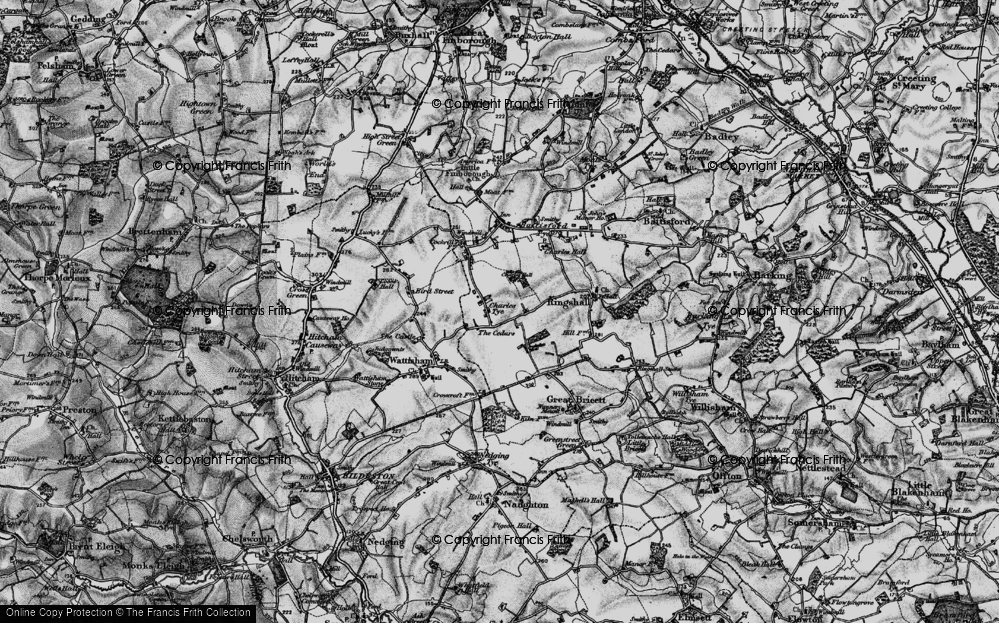Old Map of Charles Tye, 1896 in 1896