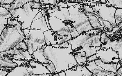 Old map of Charles Tye in 1896