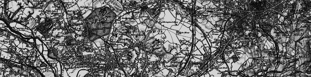 Old map of Charlestown in 1896