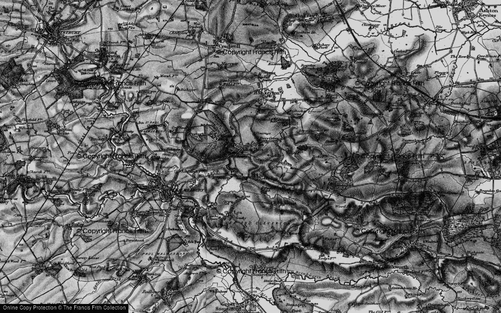 Old Map of Charlton, 1896 in 1896