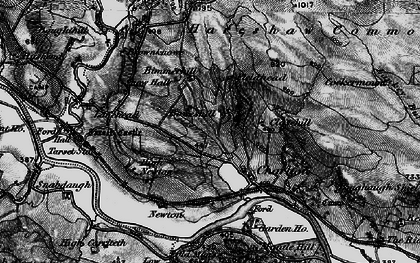Old map of Lankey Burn in 1897