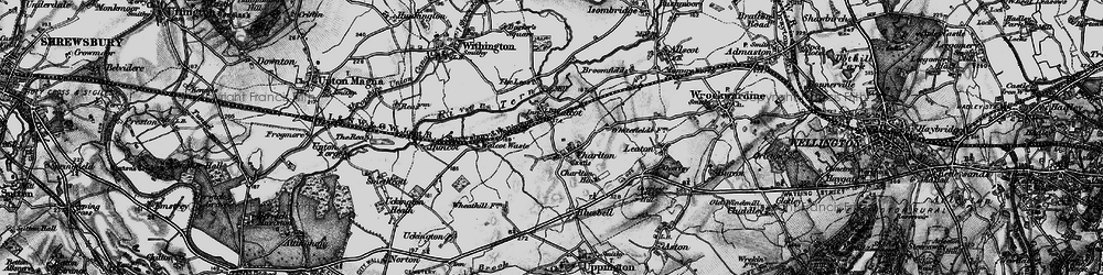 Old map of Lees, The in 1899