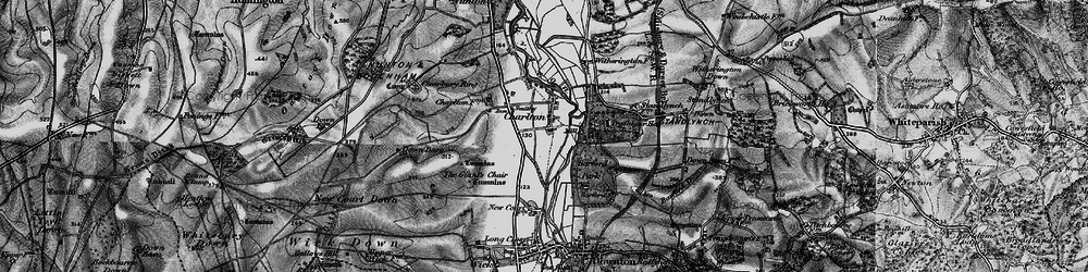 Old map of Charlton All Saints in 1895