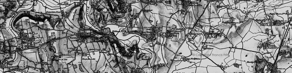 Old map of Charlton Mackrell in 1898