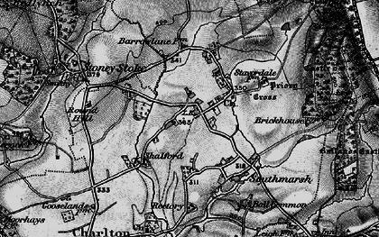 Old map of Charlton Musgrove in 1898