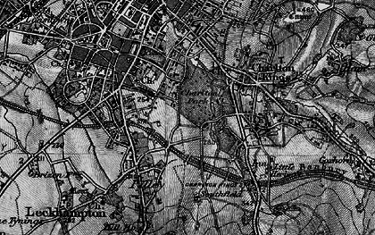 Old map of Charlton Park in 1896