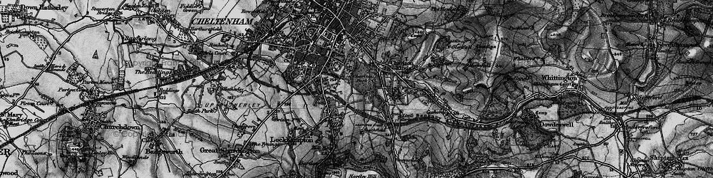 Old map of Charlton Park in 1896