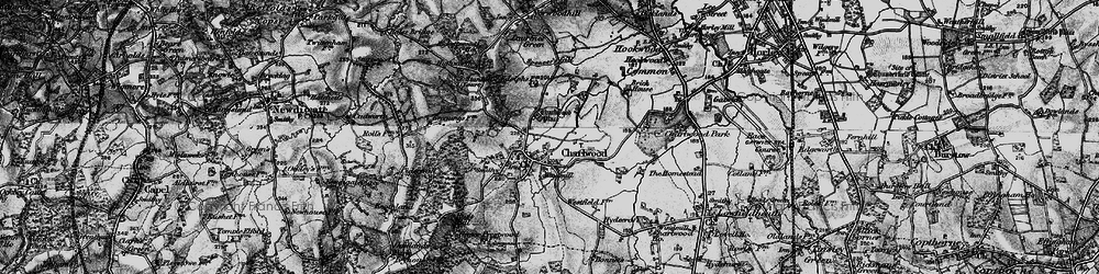 Old map of Charlwood in 1896