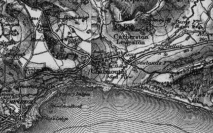 Old map of Charmouth in 1897