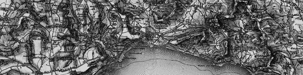 Old map of Bellair in 1897