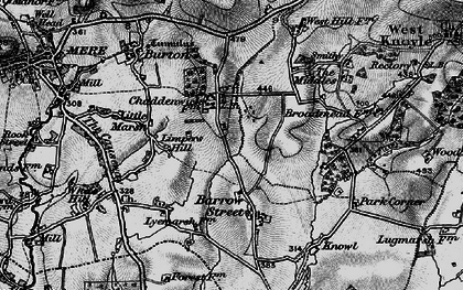 Old map of Charnage in 1898