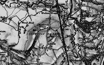 Old map of Charnock Green in 1896