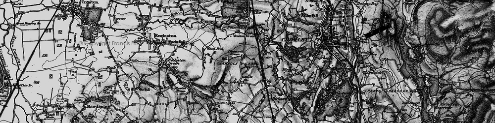 Old map of Charnock Green in 1896