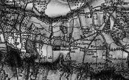 Old map of Chart Corner in 1895