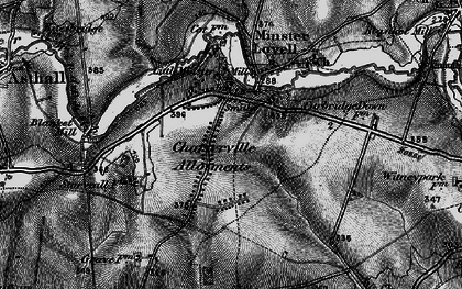 Old map of Charterville Allotments in 1895