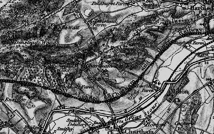 Old map of Chartham Hatch in 1895