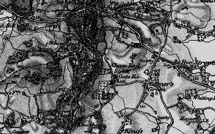 Old map of Chase End Street in 1898