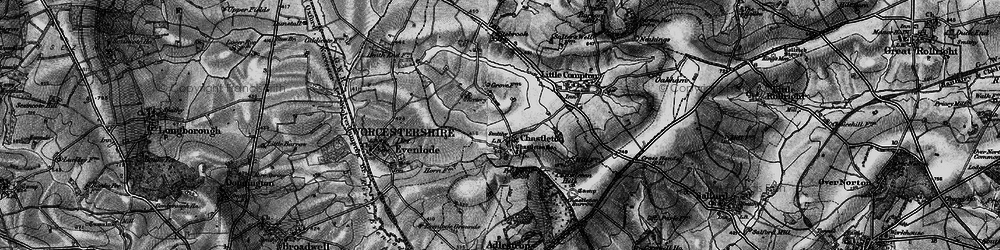 Old map of Chastleton in 1896