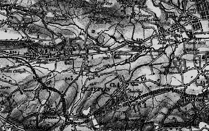 Old map of Chat Hill in 1896