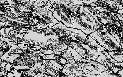 Old map of Chatcull in 1897