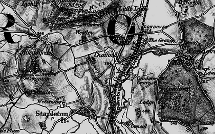 Old map of Chatford in 1899