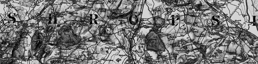 Old map of Chatford in 1899