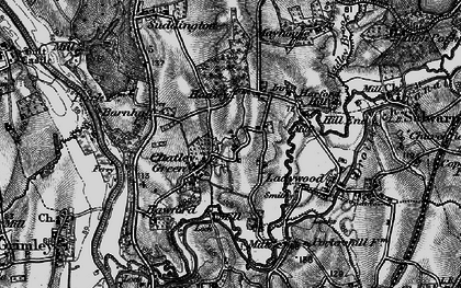 Old map of Chatley in 1898