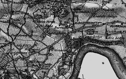 Old map of Chattenden in 1895