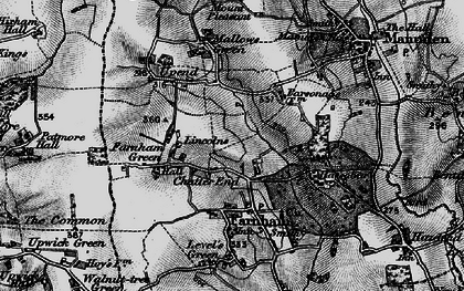 Old map of Chatter End in 1896