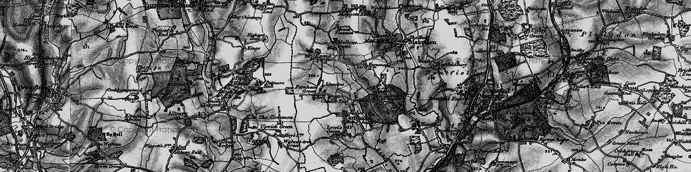 Old map of Chatter End in 1896
