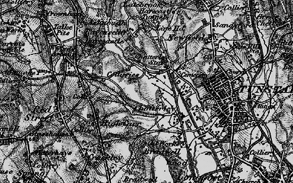 Old map of Chatterley in 1897