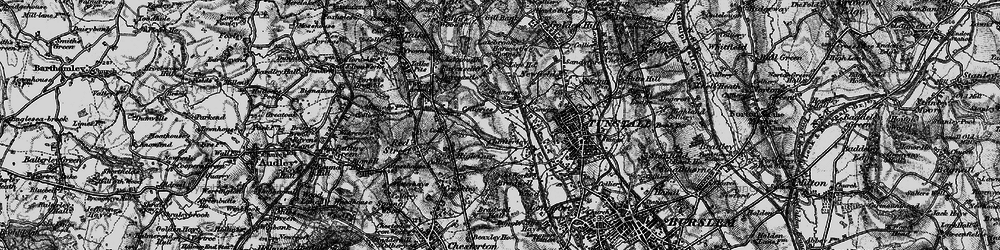 Old map of Chatterley in 1897