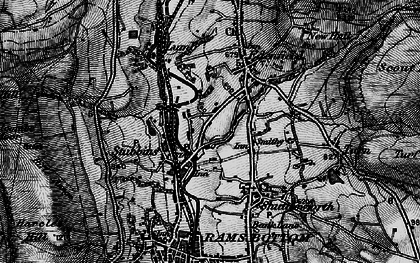 Old map of Chatterton in 1896
