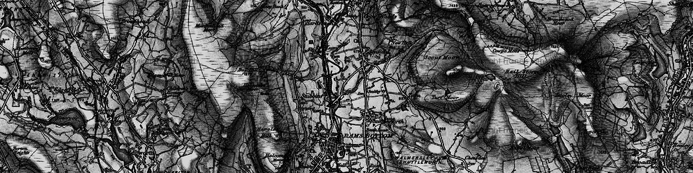 Old map of Chatterton in 1896