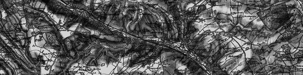 Old map of Chaulden in 1896