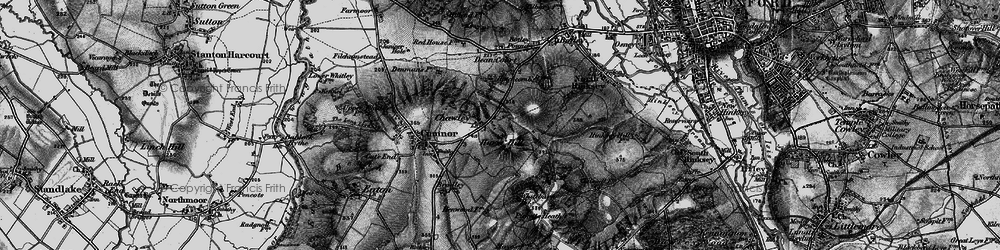 Old map of Whitebarn in 1895