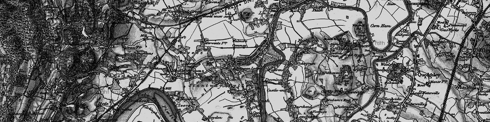 Old map of Chaxhill in 1896