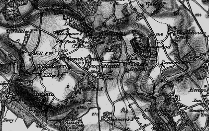Old map of Chazey Heath in 1895