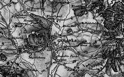 Old map of Cheadle in 1897